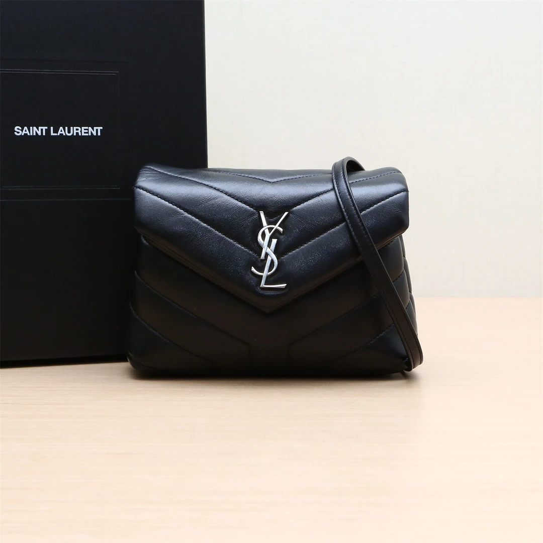 95新 YSL/圣罗兰 小花佳珊P224829116LOULOU Mini 20