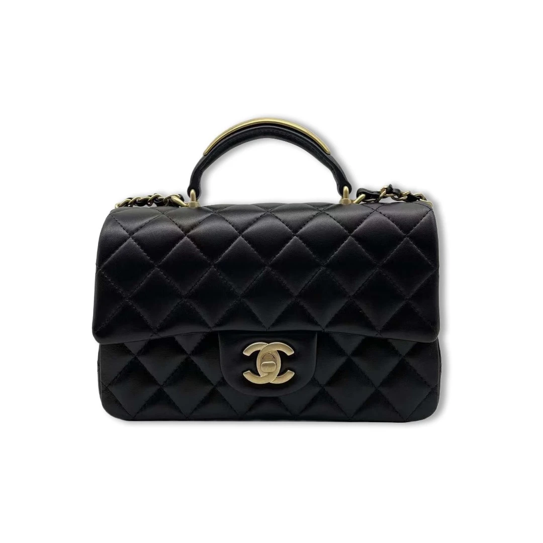 全新未使用 Chanel/香奈儿 【33精选】CF 口盖包 大Mini 20cm
