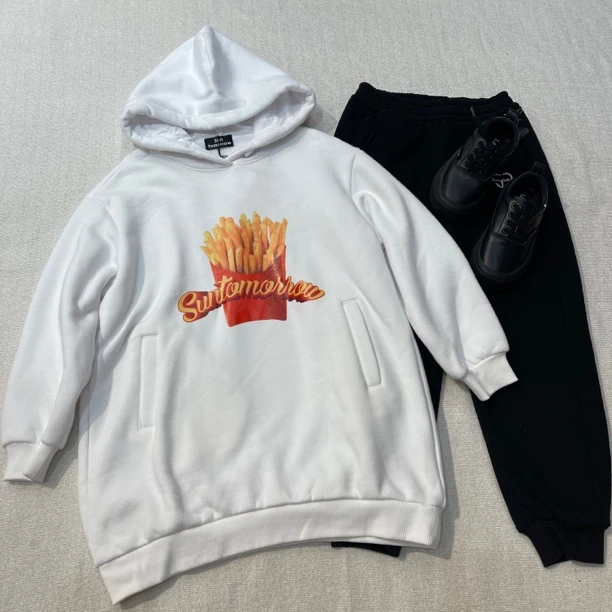 24624高端秋冬新款加绒卫衣B4-3-1