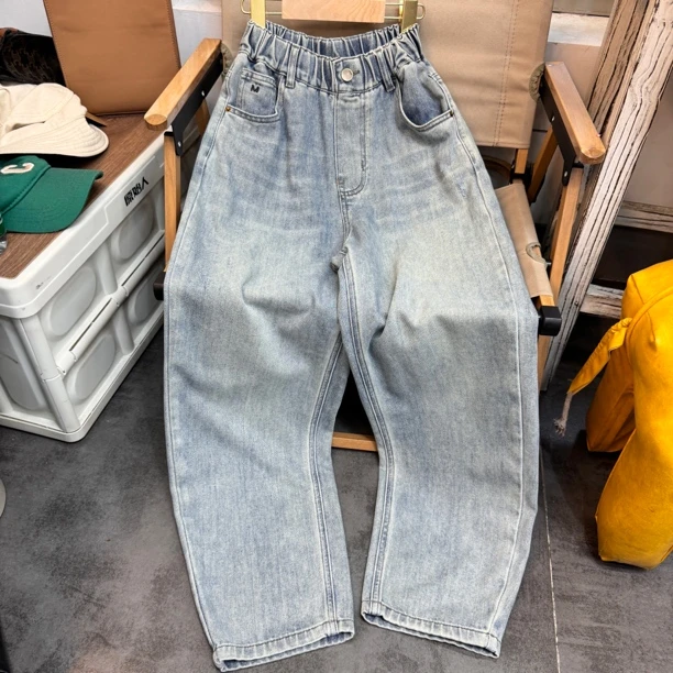 59578高端潮品童装时尚百搭新款大童牛仔裤5.21/C6-4-1