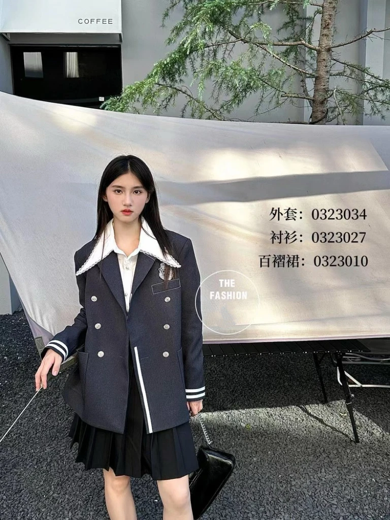 23034高端童装时尚百搭设计款休闲西装W