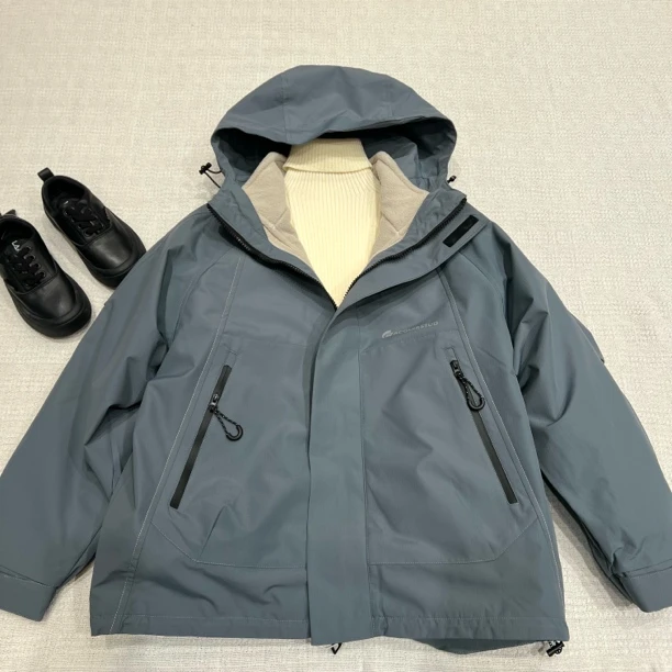 11705高端潮流时尚百搭可脱卸冲锋衣休闲外套A4-3-3