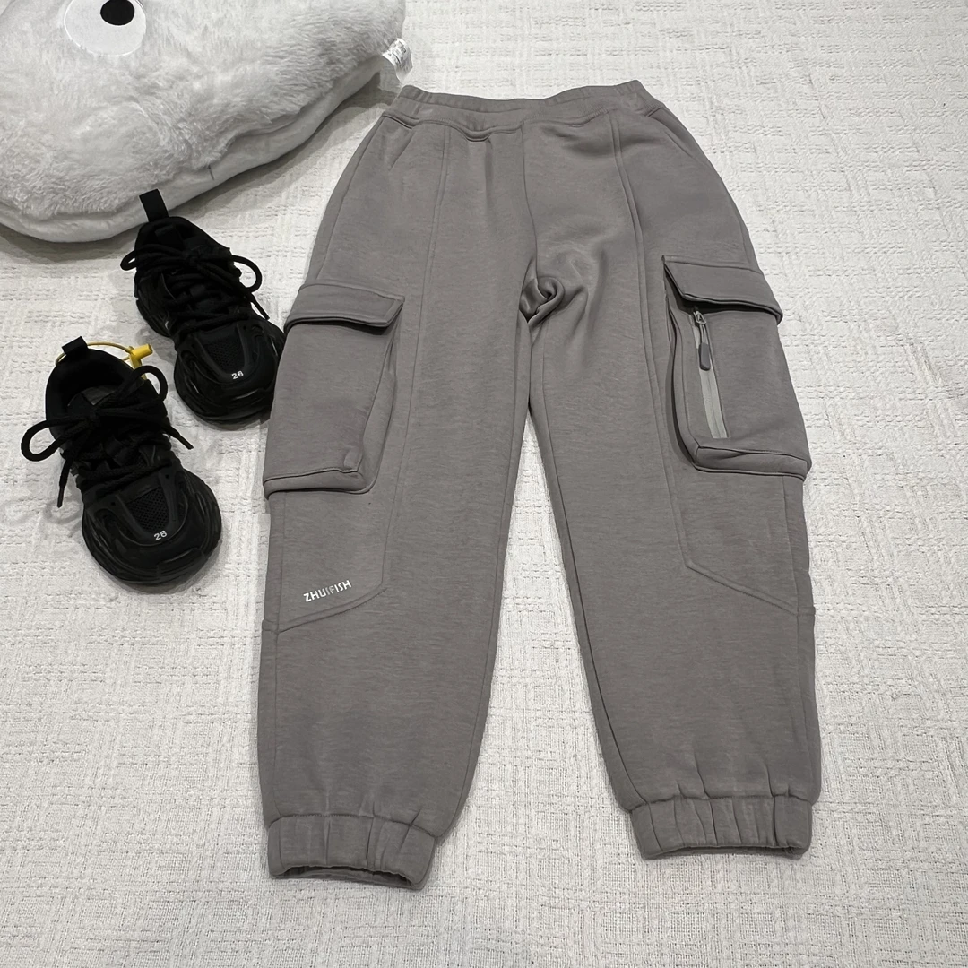 32646高端童装加倍暖空气棉追家工装运动裤B1-5-2