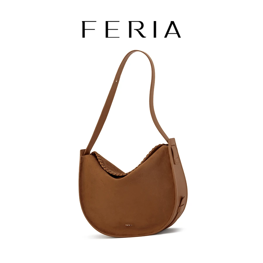 【窦窦戈专属】FERIA【极简编织Hobo包】FE406B273小众品牌休闲包包