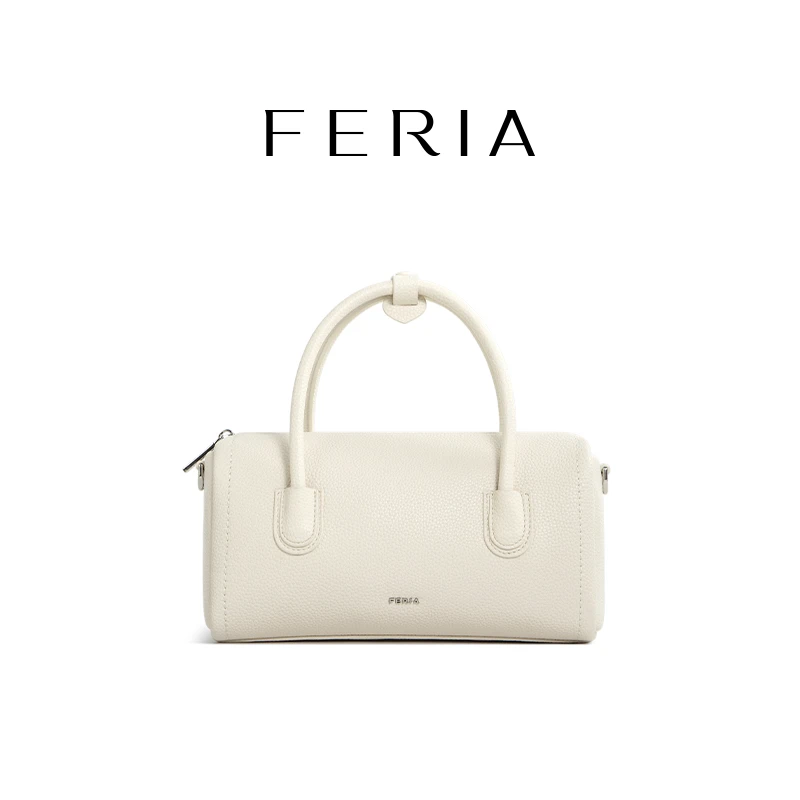 FERIA【圆筒波士顿】FE411B133韩国小众品牌时尚简约秋冬时尚包LL