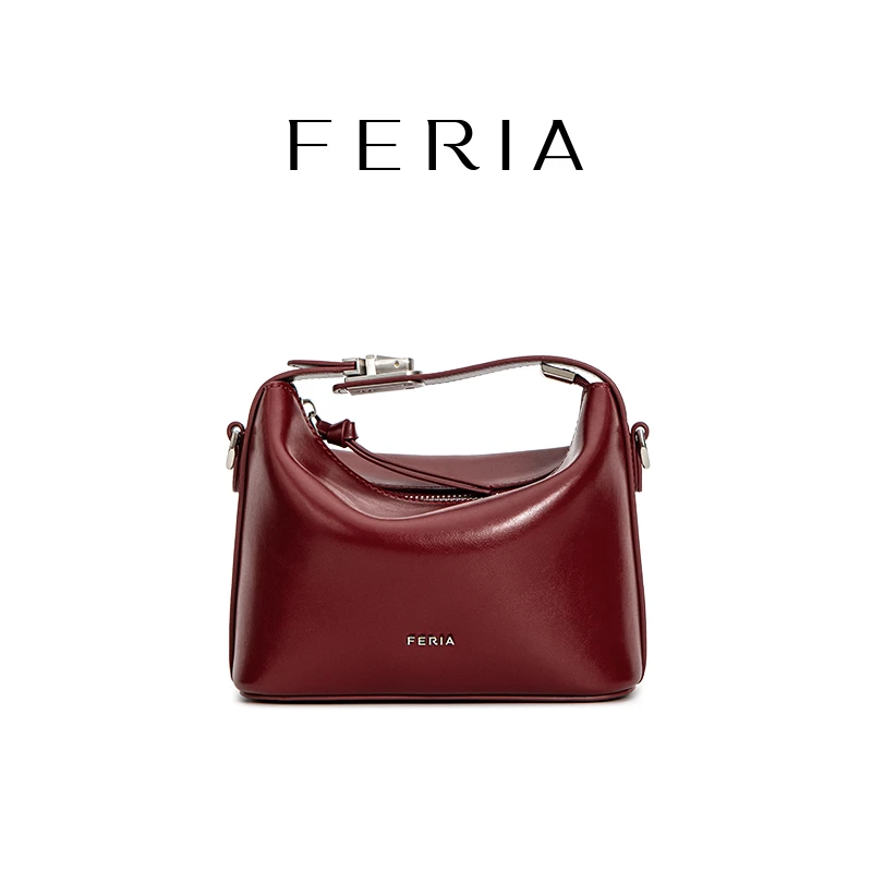 FERIA【小号锁扣便当包】FE407B214韩国小众品牌时尚精致百搭包包CC