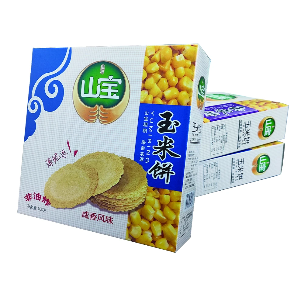 山宝粗粮玉米饼非油炸薄脆饼干