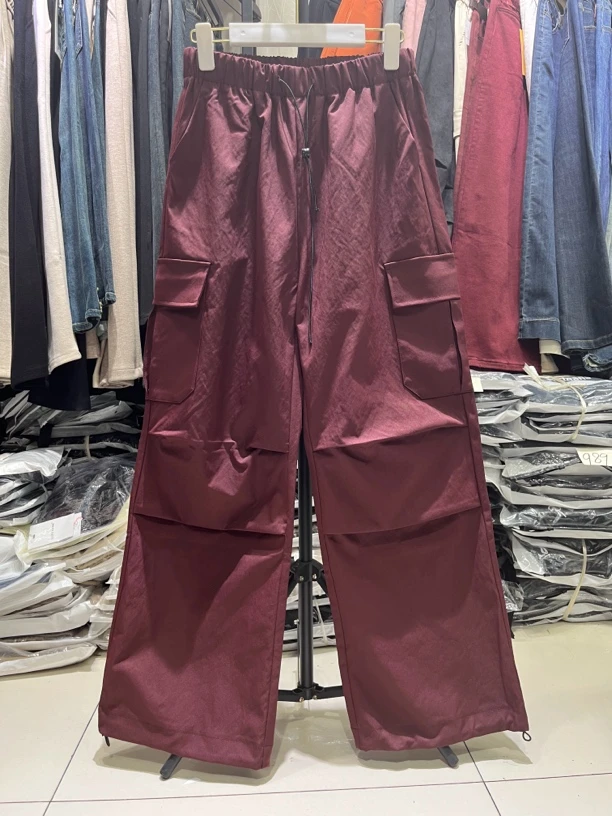 秋季时尚百搭休闲工装裤女裤新款长101cm货号5369