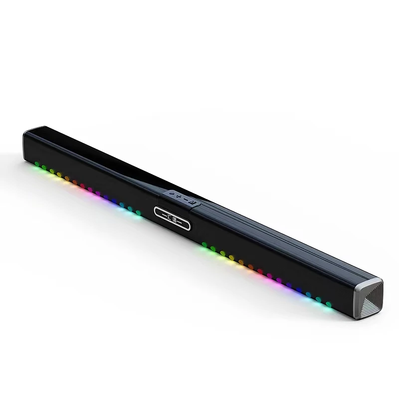 汇唱新款回音壁音响蓝牙音箱八喇叭带LED灯电视投影仪家庭影院