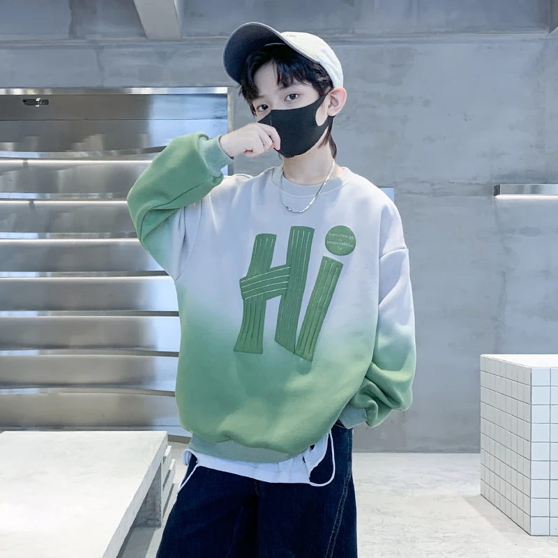 儿童装男童秋装卫衣2025新款男孩长袖秋季中大童春秋款上衣炸街潮