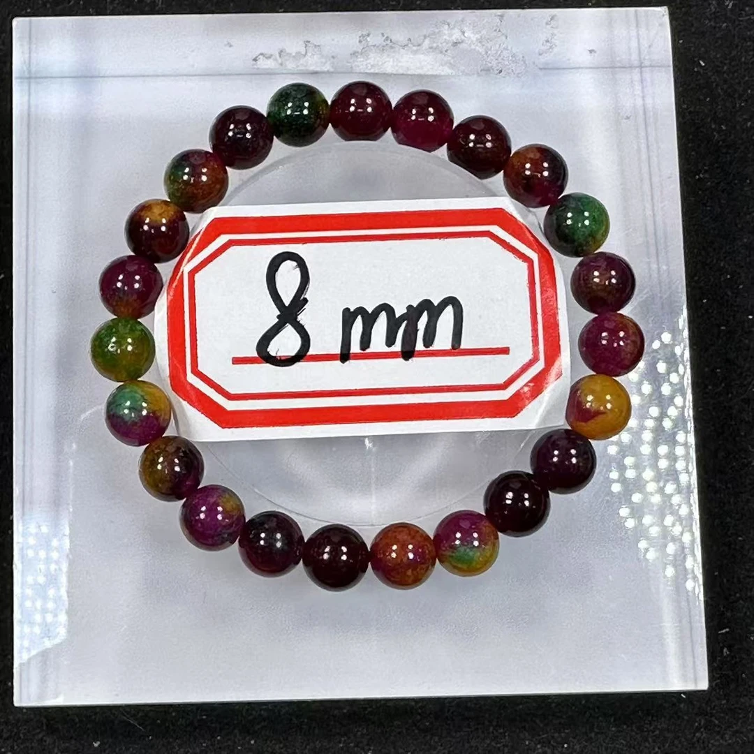 玫红花舒8mm手串发一条35A39