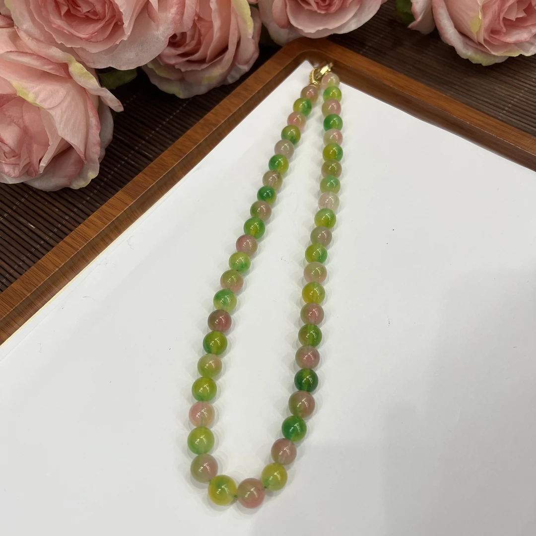 高定春带彩项链HF458S0618