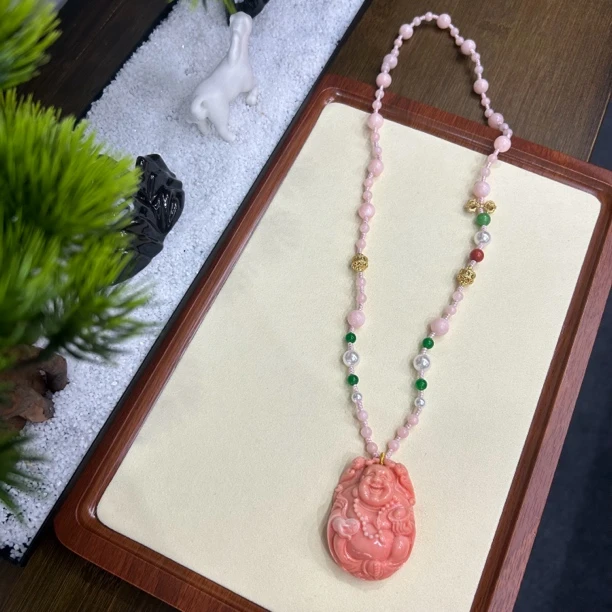 高定珠宝三姑娘莫莫佛项链YL136S0018