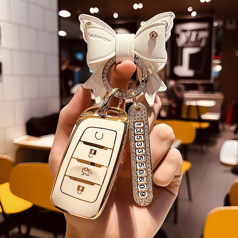 适用于长安车钥匙套CS85COUPE壳CS95扣欧尚科赛Pro全包高档新男女