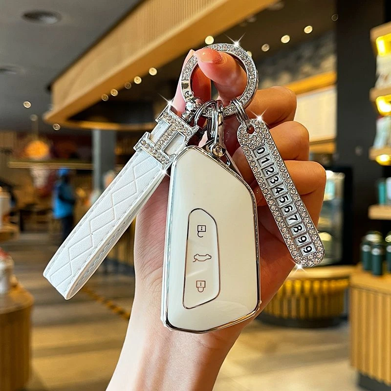 适用大众高尔夫8钥匙套八代途昂x揽境id3汽车id6x包crozz壳id.4扣