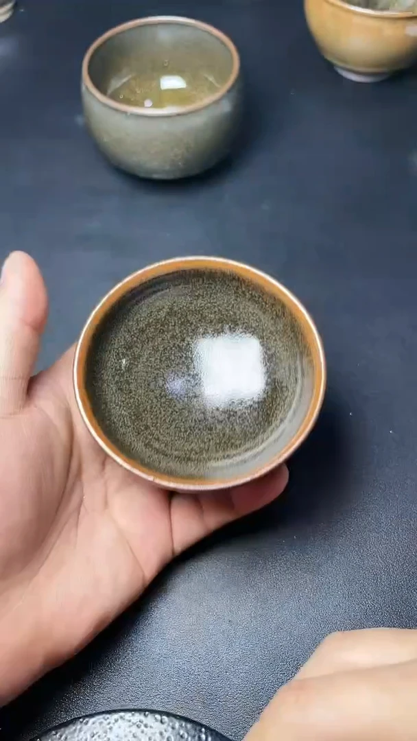 【闪购商品】茶盏39叶紫建盏瓷器