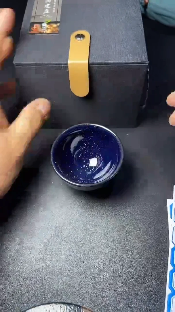 【闪购商品】茶盏131叶紫建盏瓷器