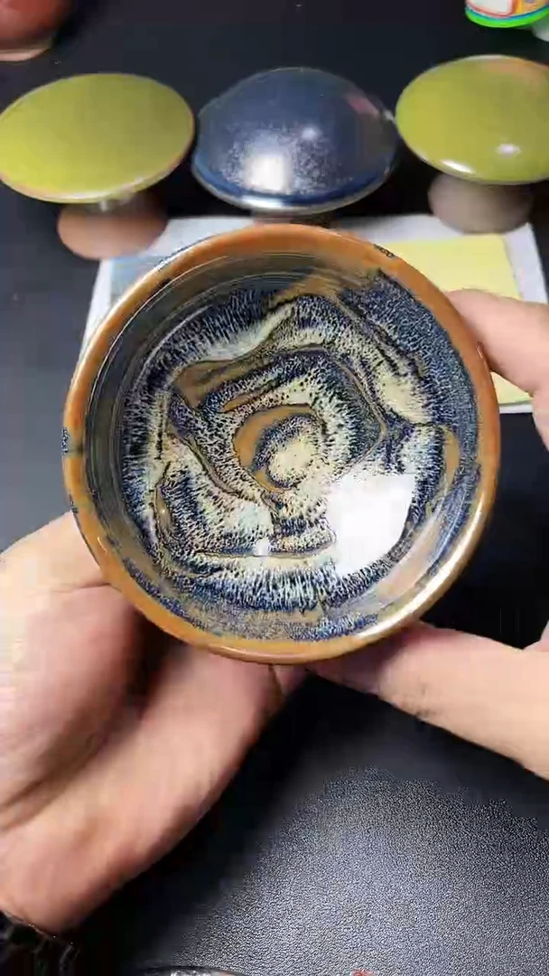 【闪购商品】茶盏557叶紫建盏瓷器