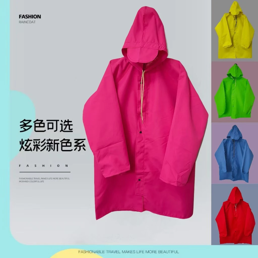 雨衣短款骑行加厚徒步户外野营雨披防水工作服雨衣电动车劳保风衣