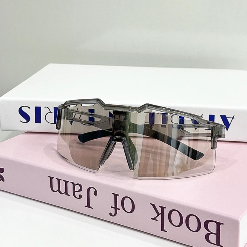 【T系列】骑行跑步登山眼镜日夜两用大镜框鼻托软硅胶