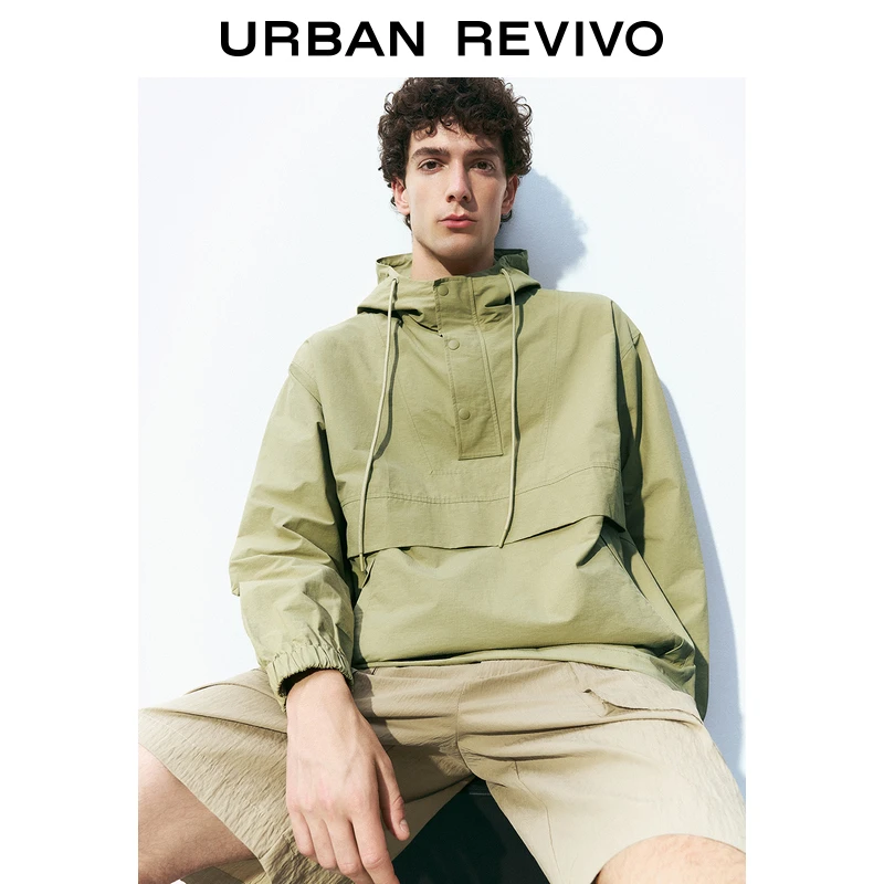 【城市运动】UR男户外超宽松长袖衬衫UMM240003