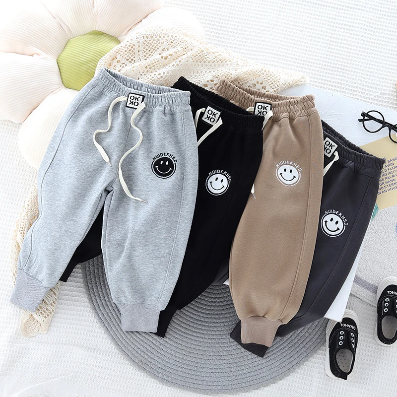 男女童裤子春秋款新品韩版儿童洋气卫裤宝宝休闲运动裤男童