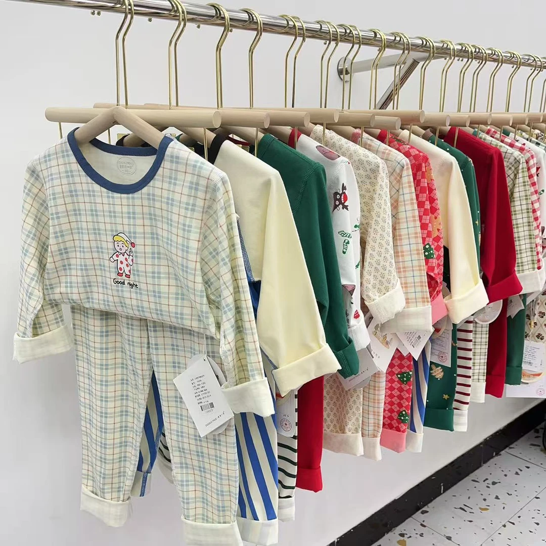 【清仓】儿童秋冬新疆长绒棉棉套装男女童秋衣秋裤家居服内衣套