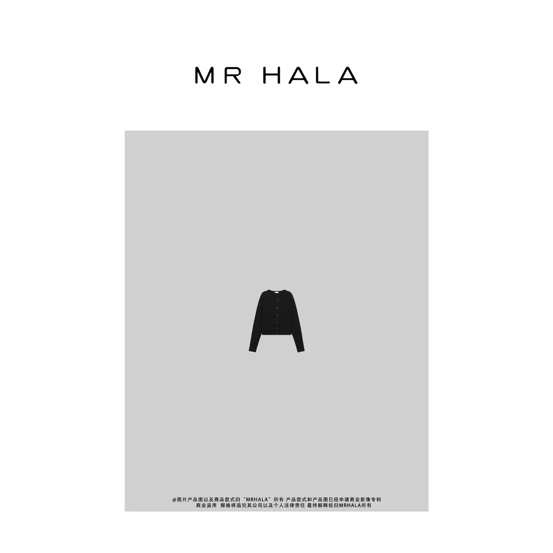 MRHALA 天渚初剪羊毛针织开衫女 LM61923