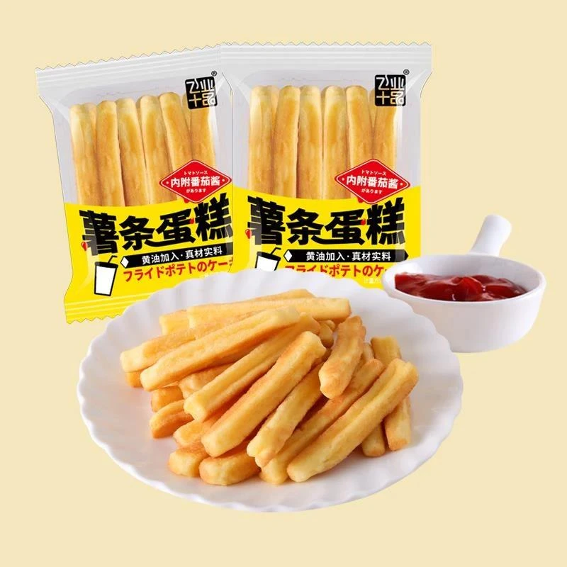 飞业十品薯条蛋糕零食儿童食品小吃糕点营养代餐网红