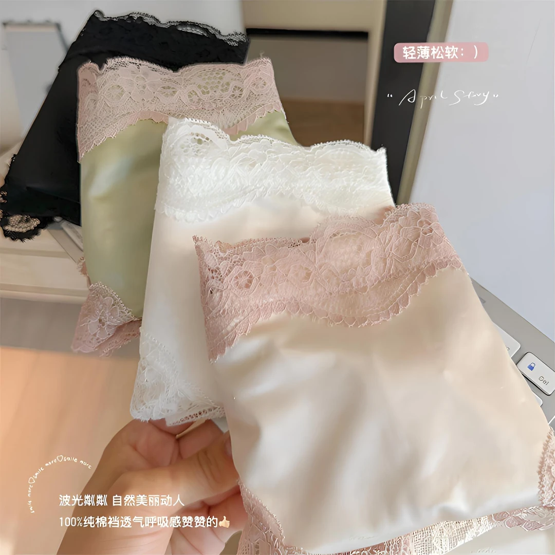 【优401--600】春季新款蕾丝女内裤低中高腰纯欲法式低腰抗菌裆舒适