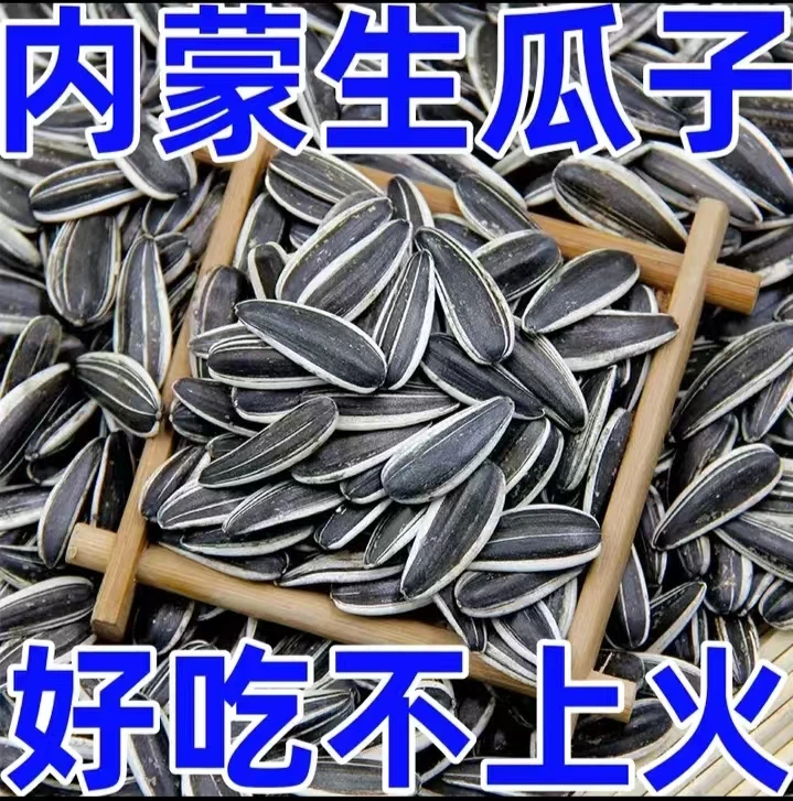 【半价抢2斤】内蒙古新货生瓜子薄皮葵花籽原味大瓜子特大颗粒香瓜
