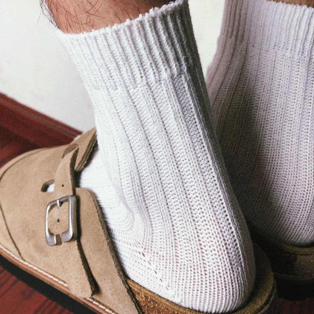 TREETALLIFE春秋cityboy情侣纯色中筒袜运动日系简约粗针短袜