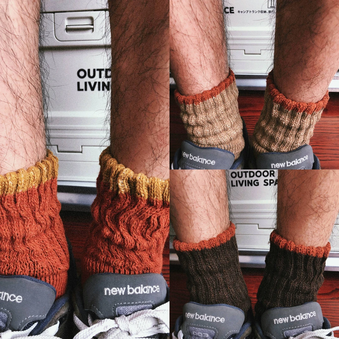 TREETALLIFE秋冬加厚边缘撞色保暖毛圈多巴胺运动袜cityboy中筒袜