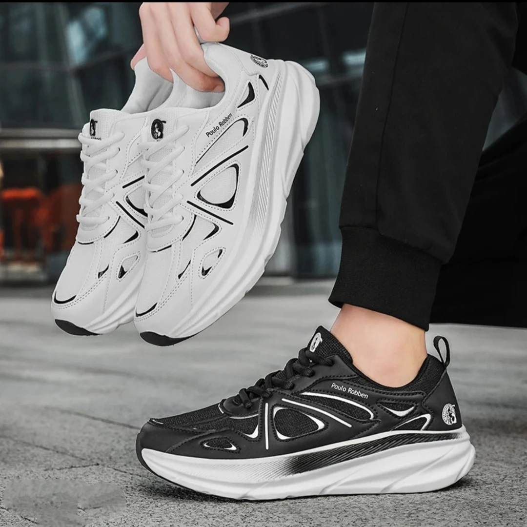 老陈鞋业新款时尚男女款运动休闲鞋高弹软底轻便男鞋BL8088