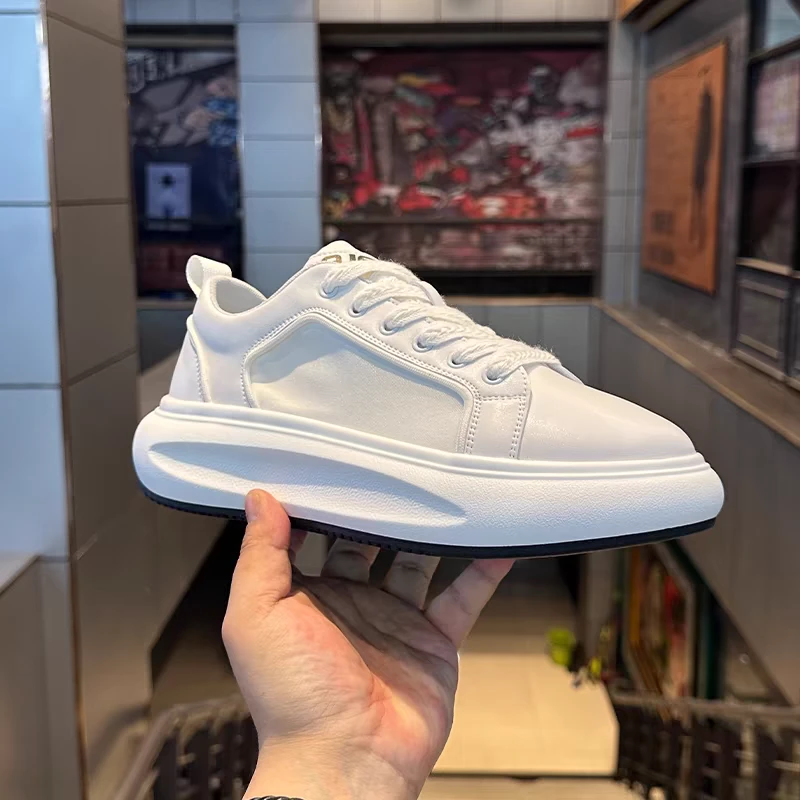 老陈男鞋男士时尚休闲百搭透气潮流潮鞋厚底跑步6062