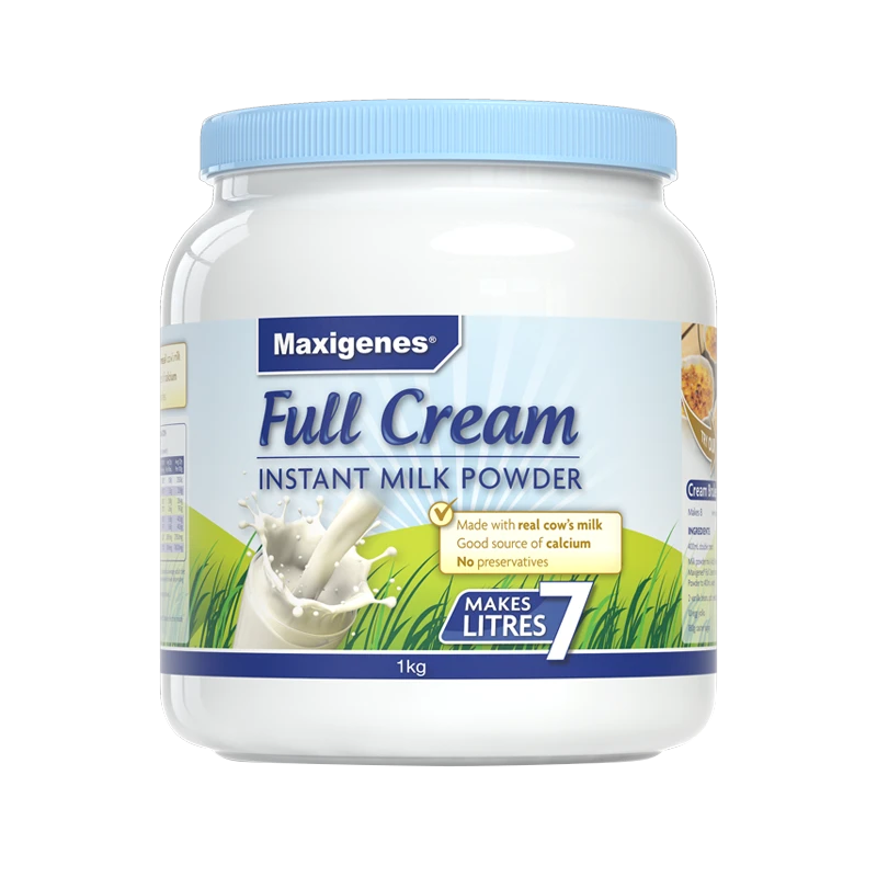 Maxigenes美可卓澳洲蓝胖子儿童成人全脂/脱脂奶粉1kg/罐