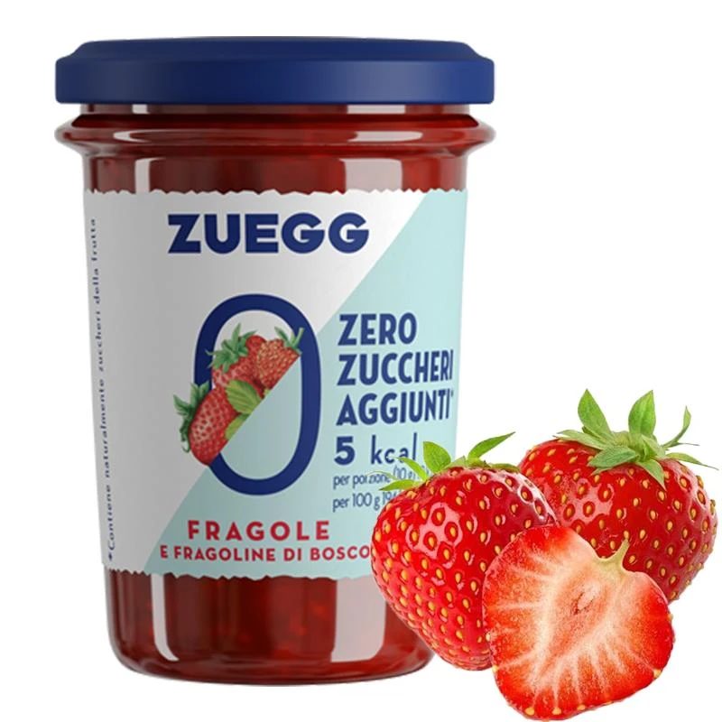 ZUEGG嘉丽蓝莓酱草莓酱低脂无蔗糖果酱德国涂抹面包吐司酱笋0g