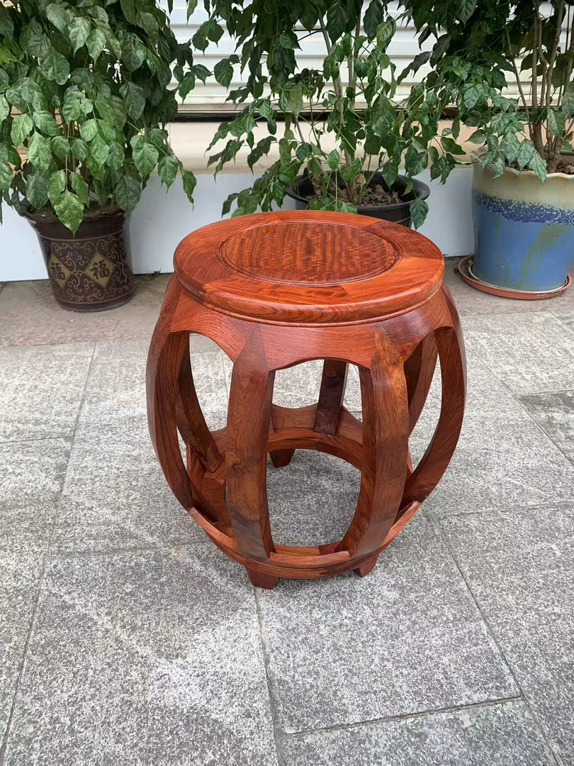 缅花明式鼓凳32x45