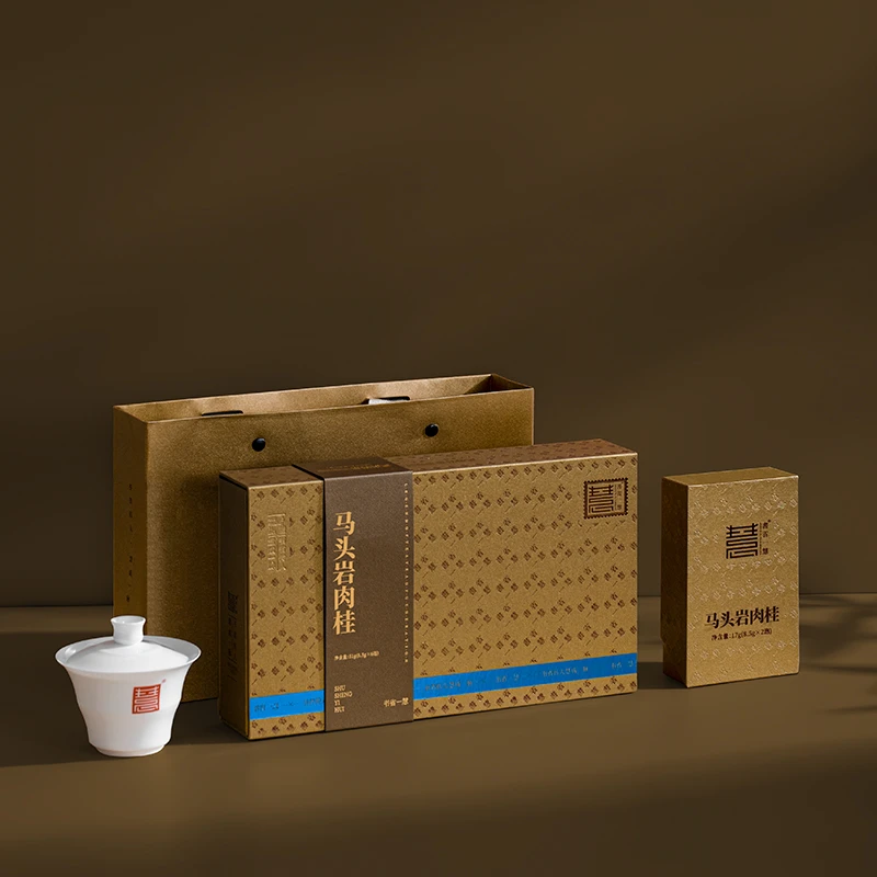 书省一慧马头岩肉桂51克6泡福建武夷山茶叶岩茶乌龙茶礼盒礼袋