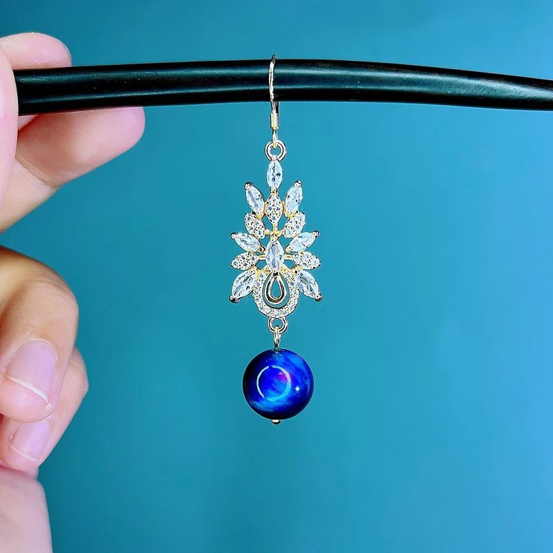 铜合金仿珍珠耳饰 七公子【玄卿】气质百搭耳环古风耳饰汉服耳坠