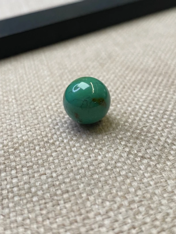 精品原矿玉化圆珠绿料圆珠