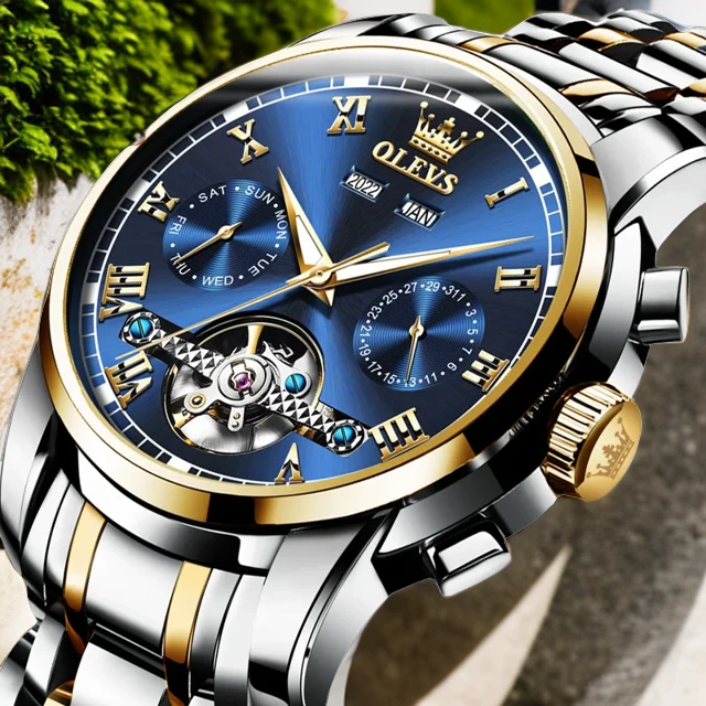 瑞士认证正品高档绿水鬼手表男士机械表全自动时尚夜光防水名表男