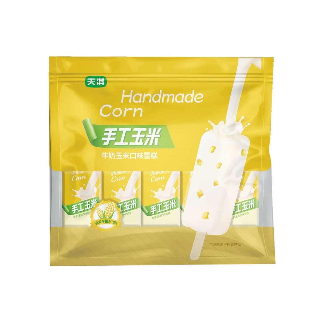 天淇手工玉米雪糕牛奶玉米味 70g*5支（保质期到今年7月）
