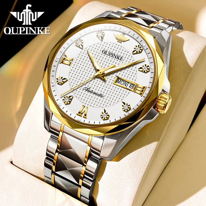 【官方旗舰】正品欧品客手表男士全自动机械表男表防水夜光男款腕表