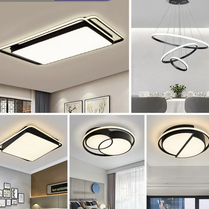 led吸顶灯客厅大灯长方形现代简约家用卧室灯具组合全屋套餐灯饰