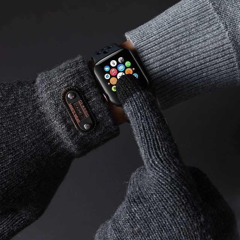 触屏手套男士冬季骑车防寒双层加厚加绒女士冬天保暖骑车防冻骑行