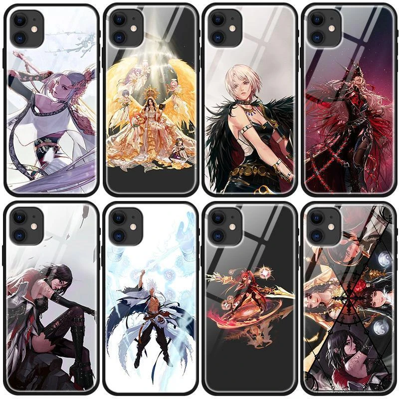 DNF地下城与勇士手机壳适用苹果14 15 15游戏周边iPhone11玻璃x x