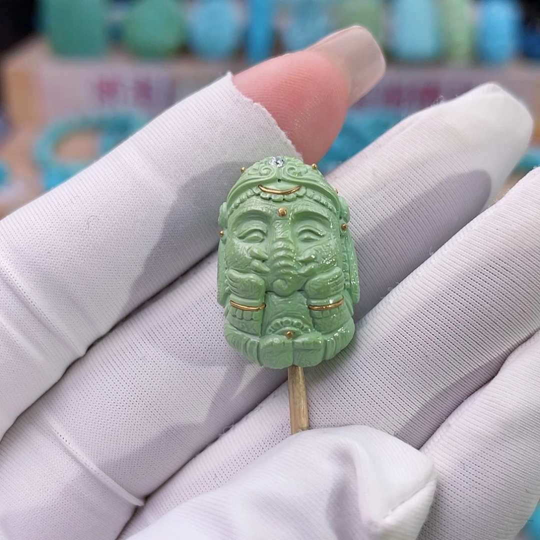 绿松石珠宝奇石未镶嵌