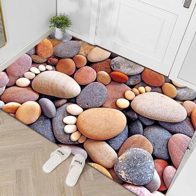 【软硅藻泥】 多尺寸入户门垫浴室地垫吸水防滑高端脚垫