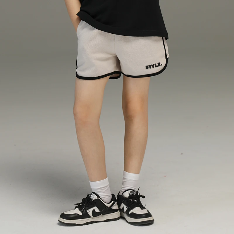 小女森女童夏季薄款运动休闲儿童洋气运动短款裤子潮